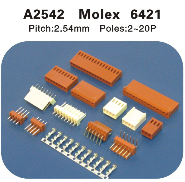 Molex/莫仕 6421 连接器 A2542 2.54MM
